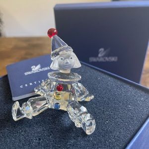 Vintage Swarovski Crystal clown